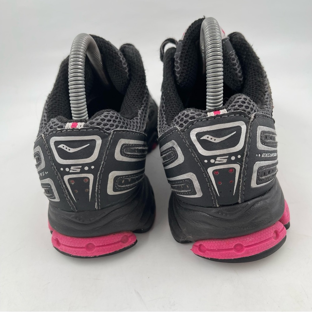 Saucony Women’s Excursion TR 8 -SZ 7.5- Black Pink Running Shoes Sneakers - Picture 4 of 14